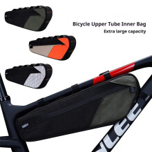 Bolsa para Sillín de Bicicleta, Bolsa Trasera para Sillín de Bicicleta de Montaña y Carretera, Cojín para Equipo de Ciclismo B