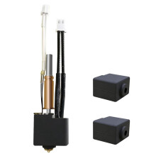 Hotend für Kobra 3 Combo Druckkopf-Extruder-Kit Heizblock Heizpatrone Thermistor mit 2 Zusätzlichen Silikonabdeckungen