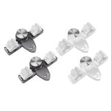 Broom Holder Mop Hanger, No Punching Required Broom Hanger Organizer for Bathroom, Kitchen, Office(4 Pcs)