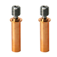 2X CR6 SE Titanium Alloy Bi-Metal Heatbreak for CR-6 SE Hotend 3D Printer 1.75MM Filament Heat Break