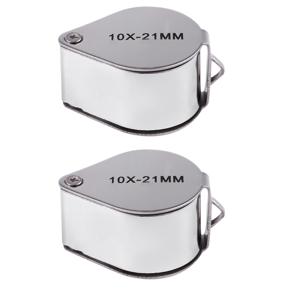 Brecantia 2X Jewellers Jewelry Loupe Magnifier Eye Magnifying Glass 10X 21Mm