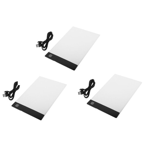 3X Three Level Dimmable LED Light Pad,Tablet,Tools, Accessories,Diamond Embroidery Eye Protection A5 Size