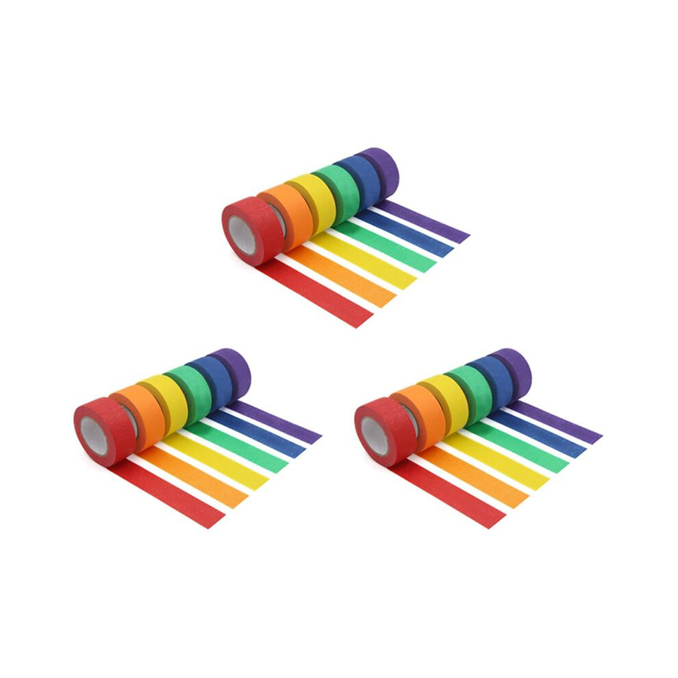 Colored Masking Tape,Colored Painters Tape - 18 Different Color Rolls - Masking Tape 1 Inch X 13 Yards (2.4Cm X 12M) 6032695568378