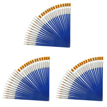 300 Pieces Kids Paint Brushes Set for Watercolor Oil Painting Flat +Pointed Brush for Body Face Nail Art