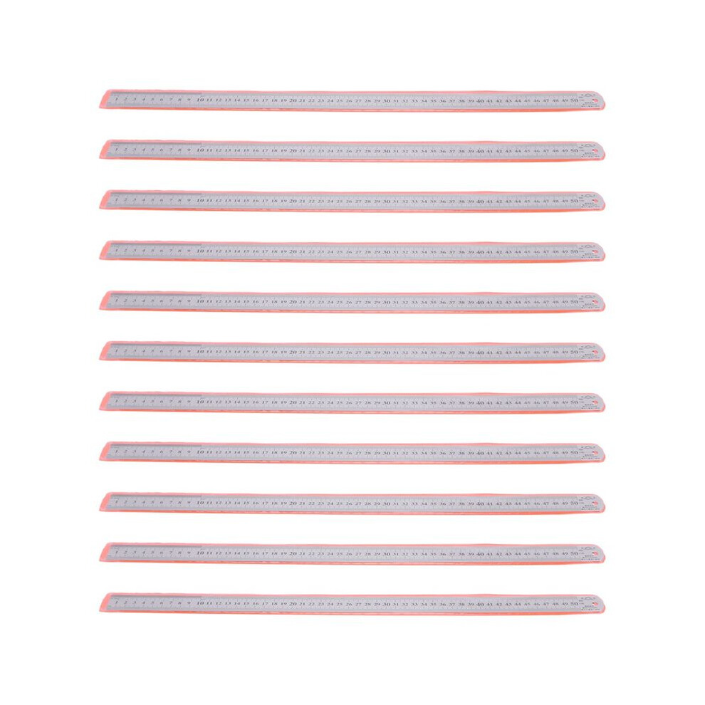 Photos - Accessory Zandona 10X Right Stainless Steel Metric Ruler 50 cm Stainless Metric Ruler