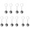 10X Billiard  Key Chain Key Ring Happy No. 8 1