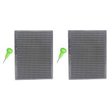 2X 27 Lines and 30 Grids Practical School Plastic Braille Portable Writing Board with Stylus