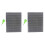2X 27 Linee E 30 Griglie Pratica Lavagna Portatile in Plastica Braille con Stilo 1