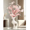 Interlocking Heart Vase Set Matte White ABS 3