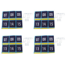 4X Numbered Pocket Chart Classroom Organizer for Cell Phones Calculator Holders (30 Pockets, Pockets)