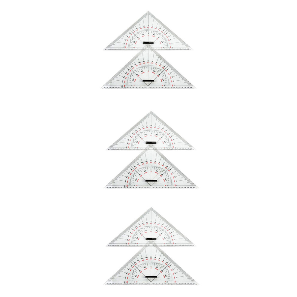6X Chart Drawing Triangle Ruler For Ship Drawing 300Mm Large-Scale Triangle Ruler 6034100087658