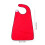 Adult Bib Terry Cloth Washable Red 3