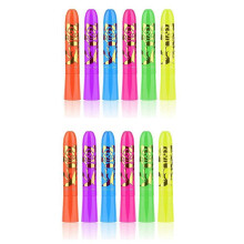 12 Pack Glow in the Dark Face Body Paint Glow Sticks Markers Makeup Face Painting Kits, for Halloween and Parties