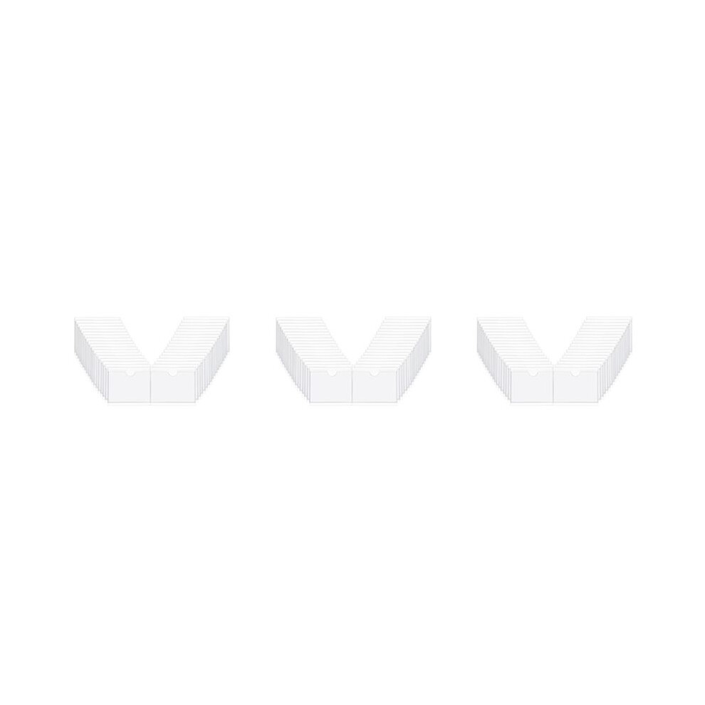 108Pcs Self-Adhesive Label Card Holder Index Pockets Holder 6X8.5cm Clear Plastic Card Holder Adhesive Label Holder 6031666946016