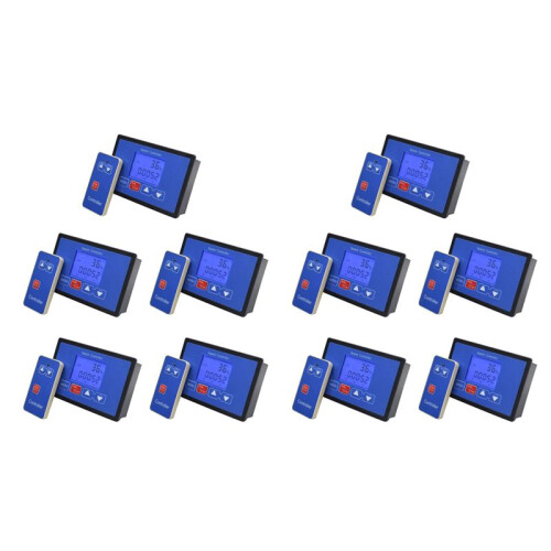 10X LCD Digital Display Tachometer Adjustable 30A PWM  Motor Speed Controller Timing Remote Control 12V 24V 36V 48V