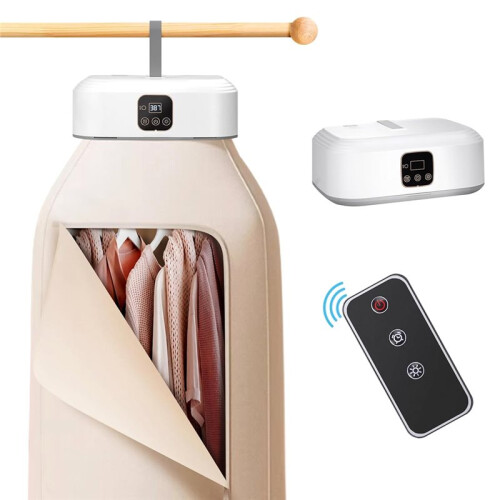 Portable Clothes Dryer, Laundry Dryers with Remote Control, Small Compact Foldable Electric Drying Machine EU Plug 2