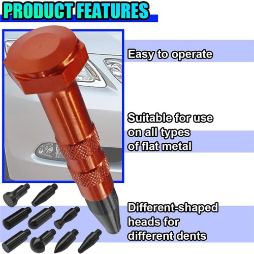 Car Dent Repair Tools Set Auto Body Part Mechanical Multiple Size Puller Kit Paintless Knockout Pen Automobile 2