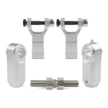 Motorfietsonderdelen ATV Voor- en Achterverlagingsset voor Raptor 350 YFM350 2004-2013 660R 2001-2005 Zilver