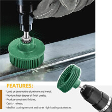 2 Inch Bristle Disc Grit 50 80 120 Coating Removal Disc for Metal Deburring Blending