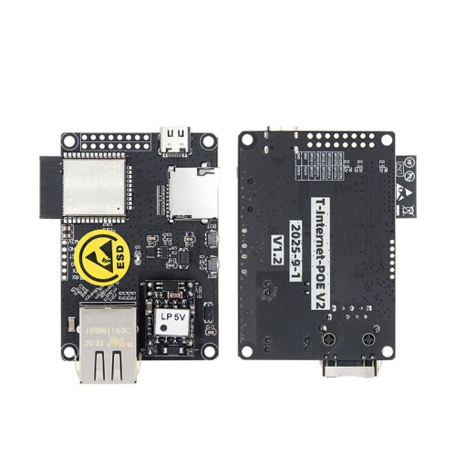 T-Internet-POE V2 Expansion Board ESP32 LAN8720 Chip and Downloader Expansion Board Programmable Ethernet IOT Module 2