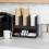 Disposable Paper Cup Holder, Multi-Functional Storage Box,Coffee Shop Straw Storage Box, Multi-Purpose Storage Box White 3