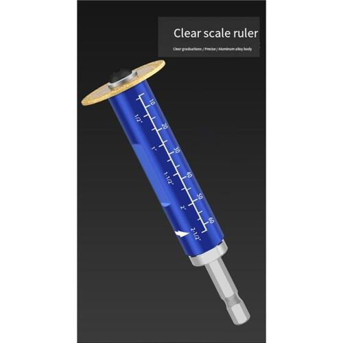 PVC Pipe Internal Cutting Tool, Drainage Pipe/Downpipe Extended Internal Cutting Brazed Saw Blade Red 2