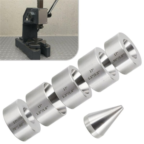 17 Degree Five Piece Set Folding Reduction Die Stainless Steel Stabilizer Folding Cone Die Set Ring Making Tool 1