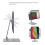 Magnetic Charging Tablet Stand for  Pro/Air,Rotatable Folding,Self-Contained Installation 3