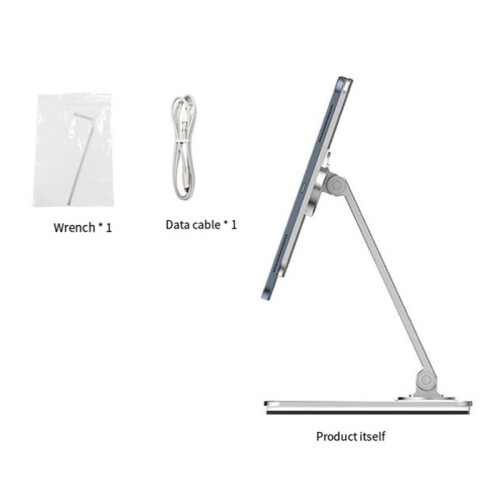 Magnetic Charging Tablet Stand for  Pro/Air,Rotatable Folding,Self-Contained Installation