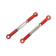 2Pcs Metal Adjustable Steering Linkage Servo Link Pull Rod for Slash 4X4 5807 HQ727 1/10 RC Car Upgraded Parts,1