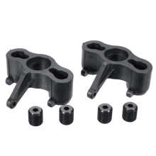 2 Piezas Bloque de DireccióN Nudillos de DireccióN Portador del Cubo EA1003 para JLB Racing CHEETAH 1/10 Accesorios de Piezas de Coche RC Sin
