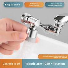 Multi Swivel Faucet for Kitchen Faucets Extender Tap Robot Arm Faucet Extension Bathrooms Accessories Extensible 6pcs