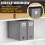 Bed Sheet Organizers and Storage, Foldable Sheet,Sheets Set Folder Keeper with Window Organizing Bedding Container 4