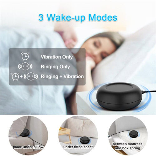 RGB Night Light LED Clock with Mood Light 2 with Digital Night Light Clock Bell USB Power 2