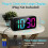 RGB Night Light LED Clock with Mood Light 2 with Digital Night Light Clock Bell USB Power 6