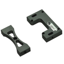 1Set Rc Auto Metall Lenkung Servo Warehouse Feste Montage Halterung für Wpl B14 B24 C14 C24 B16 B36 Mn D90 D91, Schwarz