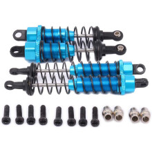 Amortiguador de Choque Delantero y Trasero Lleno de Aceite de Metal para 1/12 12428 12423 RC Coche Crawler Piezas de ActualizacióN, Azul