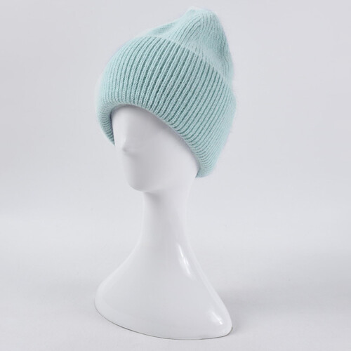 Unisex-Strickmütze, doppellagig, warm, Wintermütze 2