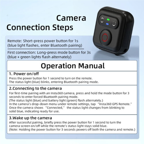 New  Remote Control 51M Manipulate IPX4 Waterproof for  X5 for  Accessories Photography 2