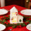Keramik-LED-Weihnachtshaus mit Schneeflockenmuster (1 Stück) 4
