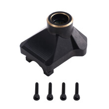 Brass Front Rear Differential Cover Bridge Axle Cover 8280 for 1/10 TRX4 G500 TRX6 G63 Upgrade Parts Black