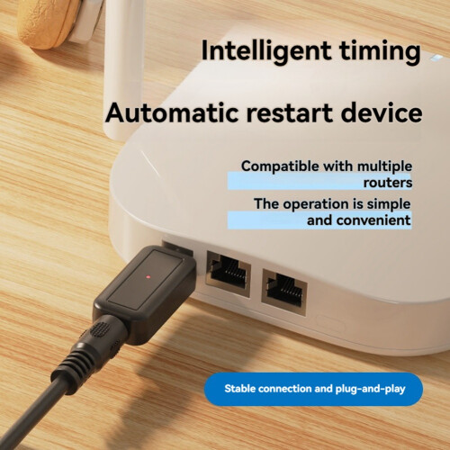 5V-15V Auto Reboot Router WiFi Reset Router 24H Automatic Power Off Reset Tool 5Restart Control 2