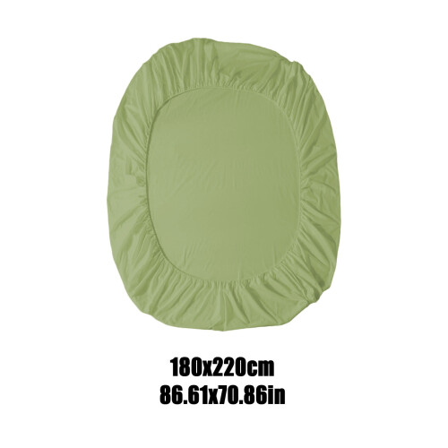 Solid Color Washed Fitted Sheet Piece Mattress Pad Ash Proof Protective Cover Bed Sheet Cover 2