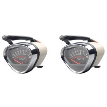 2X Motorcycle Meter Odometer Gauge Backlight LCD Digital Indicator Instrument for Vintage DAX 70 Jialing70
