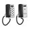 Wireless Intercom System Office Intercom Machine with LCD Screen 433MHz 3280ft Range Adjustable Volume Call Telephone 1