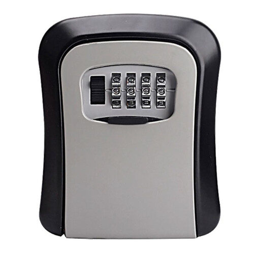 Wall Mounted Key Lock Box Digital Password Lock Office Key Safe Secret Storage Box 1