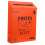 1Pack Orange Rectangular Vintage Mailbox for Wall Mountable Home Decor 11.4X8.7X2.4In 4