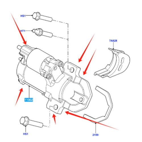Motor LR084783 LR047574 for 1