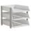 3 Tiers Stackable A4 Paper Trays, Office Desk File Holder, Document Organizer, White 1