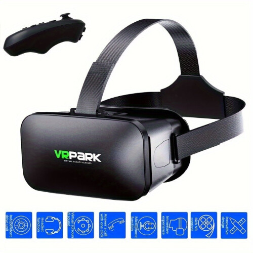 Γυαλιά 3D VR συμβατά με iPhone και Android – Αισθητήρας εγγύτητας, Υποστήριξη 2